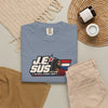 Jesus Retro Graphic T-Shirt — “J.E.SUS The  Real Eternal Hero” Christian Vintage Tee