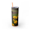 Skinny Tumbler with Straw – 20 oz Stainless Steel Cup