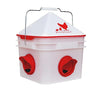 10lb Chick2Chicken BPA-Free 4-Port Chicken Feeder - 2025 Version