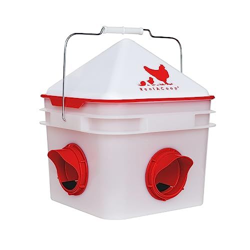 Chick2Chicken 10lb Chicken Feeder and 2 Gal Waterer - 2025 Version