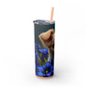 Skinny Tumbler with Straw – 20 oz Stainless Steel Cup