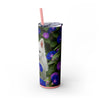 Skinny Tumbler with Straw – 20 oz Stainless Steel Cup