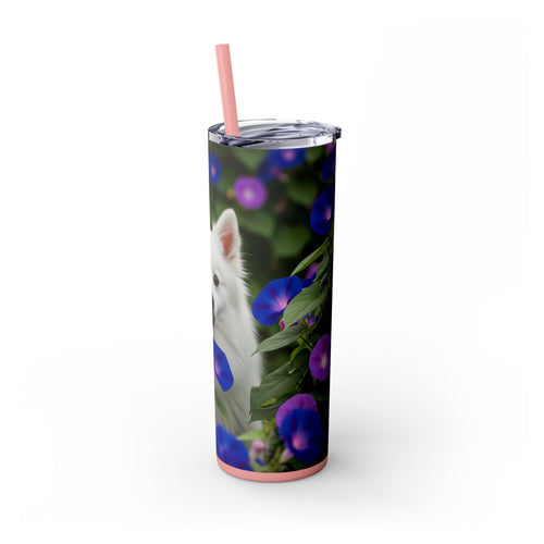 Skinny Tumbler with Straw – 20 oz Stainless Steel Cup