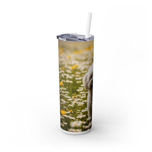 Skinny Tumbler with Straw – 20 oz Stainless Steel Cup