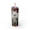 Skinny Tumbler with Straw – 20 oz Stainless Steel Cup