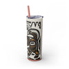 Skinny Tumbler with Straw – 20 oz Stainless Steel Cup
