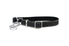 Martingale Midnight Black Leather Dog Collar