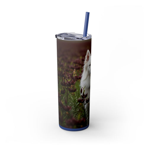 Skinny Tumbler with Straw – 20 oz Stainless Steel Cup