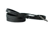Sport Style Midnight Black Leather Leash