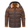 Men's Coat Autumn And Winter Hooded Fur Integrated Winter Clothing Coat