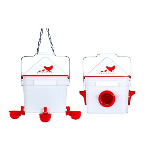 Chick2Chicken 10lb Chicken Feeder and 2 Gal Waterer - 2025 Version