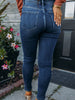 Women's Fashionable All-match Casual Slim-fit Washed Jeans