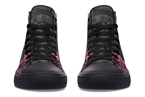 Printed Couple High-top Canvas Shoes