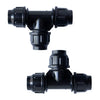 RentACoop Secure Non-Adhesive PVC (S.N.A.P) Watering System Union Tee Pack of 2