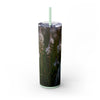 Skinny Tumbler with Straw – 20 oz Stainless Steel Cup