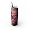 Skinny Tumbler with Straw – 20 oz Stainless Steel Cup