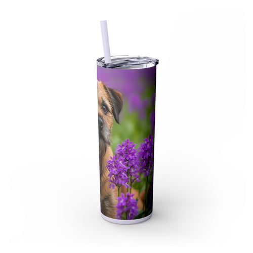 Skinny Tumbler with Straw – 20 oz Stainless Steel Cup
