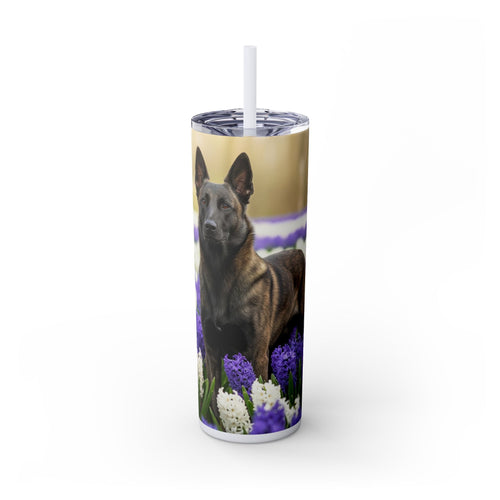 Skinny Tumbler with Straw – 20 oz Stainless Steel Cup