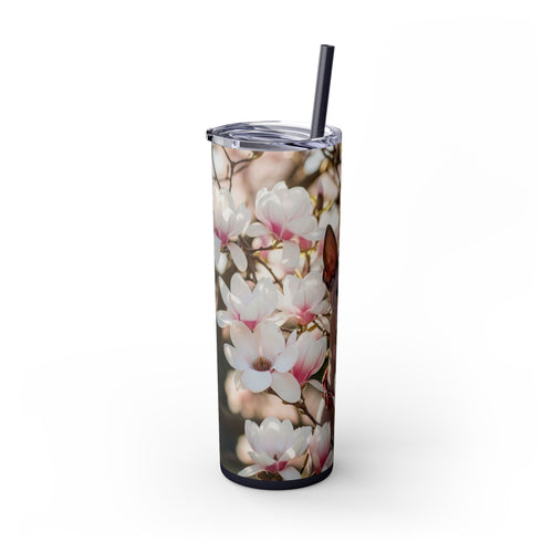 Skinny Tumbler with Straw – 20 oz Stainless Steel Cup