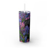 Skinny Tumbler with Straw – 20 oz Stainless Steel Cup