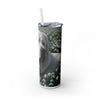 Skinny Tumbler with Straw – 20 oz Stainless Steel Cup