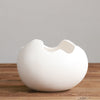 Eggshell Living Room Ceramic Hydroponic Vase Pot Desktop Flower Small And Simple Indoor Green Dill