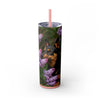 Skinny Tumbler with Straw – 20 oz Stainless Steel Cup