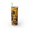 Skinny Tumbler with Straw – 20 oz Stainless Steel Cup