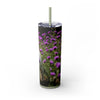 Skinny Tumbler with Straw – 20 oz Stainless Steel Cup
