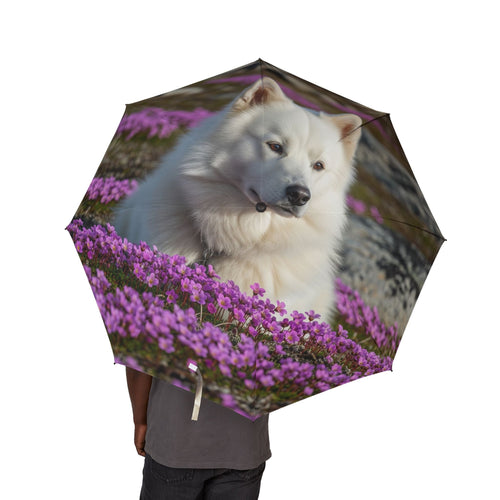 48 Semi-Automatic Umbrella – Windproof Large Travel Rain Umbrella