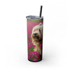 Skinny Tumbler with Straw – 20 oz Stainless Steel Cup