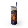 Skinny Tumbler with Straw – 20 oz Stainless Steel Cup