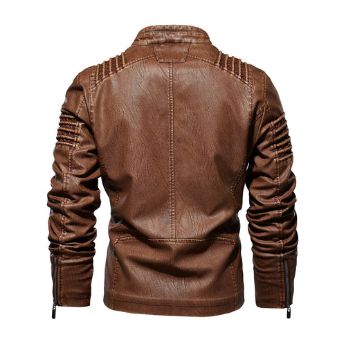 European and American fashion plus size leather