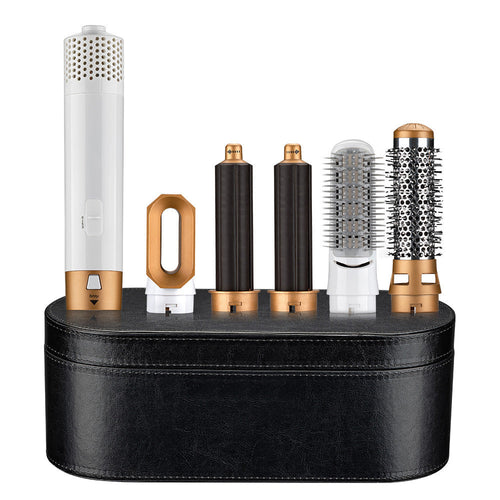 Cross-border Foreign Trade Popular Multi-functional Airy Curl Hot Air Comb Blowing Combs Hair Curler Straight Comb Hair Dryer