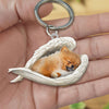 Acrylic Creative Cute Dog Animal Keychain