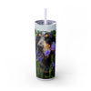 Skinny Tumbler with Straw – 20 oz Stainless Steel Cup