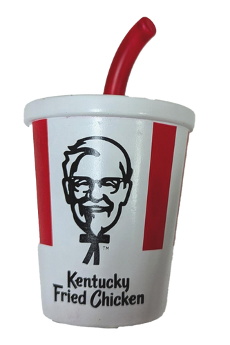 Ethical Pet Spot Kentucky Fried Chicken Vinyl Soda With Straw Dog Toy