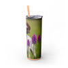 Skinny Tumbler with Straw – 20 oz Stainless Steel Cup