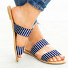 Slippers European and American plus size color sandals