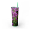 Skinny Tumbler with Straw – 20 oz Stainless Steel Cup