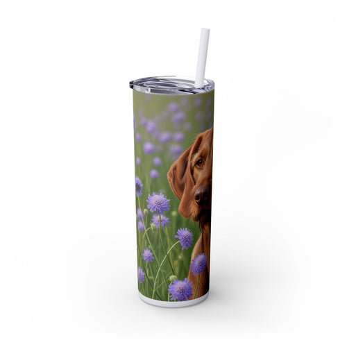 Skinny Tumbler with Straw – 20 oz Stainless Steel Cup