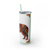 Skinny Tumbler with Straw – 20 oz Stainless Steel Cup