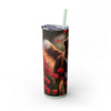 Skinny Tumbler with Straw – 20 oz Stainless Steel Cup