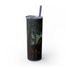 Skinny Tumbler with Straw – 20 oz Stainless Steel Cup