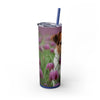 Skinny Tumbler with Straw – 20 oz Stainless Steel Cup