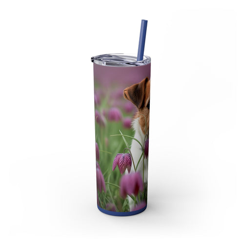 Skinny Tumbler with Straw – 20 oz Stainless Steel Cup