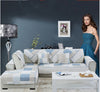 High-end Cotton Sofa Cushion Simple Cloth Modern Cotton Twill Four Seasons Non-slip Cushion Summer Sofa Covers