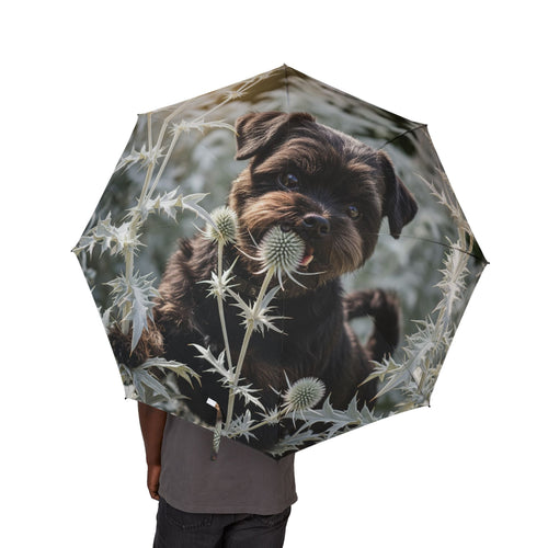 48 Semi-Automatic Umbrella – Windproof Large Travel Rain Umbrella