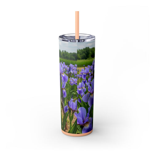 Skinny Tumbler with Straw – 20 oz Stainless Steel Cup