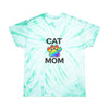 Pride Cat Mom Color Blast Tie-Dye Tee Sizes Small - 2XL (3 colors)